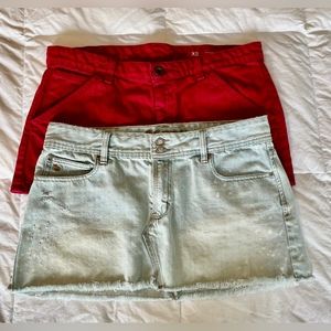 One Express and One Abercrombie Women's Skirts, size 10